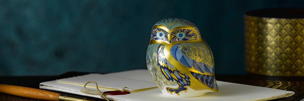 Royal Crown Derby ペーパーウエイト/スワン J ロイヤルクラウン