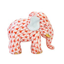 Herend Miniature Elephant Fishnet Figurine