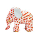 Herend Miniature Elephant Fishnet Figurine
