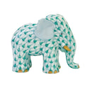 Herend Miniature Elephant Fishnet Figurine