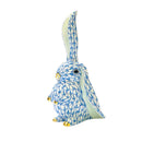 Herend Rabbit with One Ear Up Fishnet Figurine