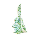 Herend Rabbit with One Ear Up Fishnet Figurine