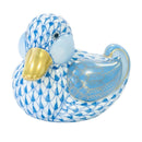 Herend Dapper Duck Fishnet Figurine