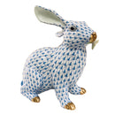 Herend Bunny with Daisy Figurine
