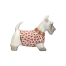 Herend Westie with Jumper Fishnet Figurine