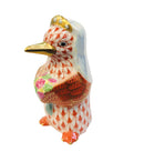 Herend Penguin Bride Fishnet Figurine