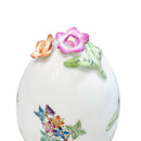 Herend Queen Victoria Egg-shaped Bonbonniere with Rabbits
