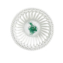 Herend Apponyi Green Hand-Woven Basket (Medium)