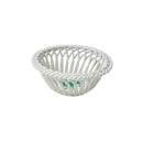 Herend Apponyi Green Hand-Woven Basket (Small)