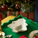 Spode Christmas Tree Tree Shaped Dish 18cm
