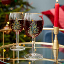 Spode Christmas Tree Wine Glasses 13oz Set of 4