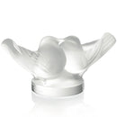 Lalique Two Lovebirds Large Sculpture, Clear