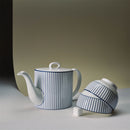Wedgwood Gio Pinstripe Small Teapot White