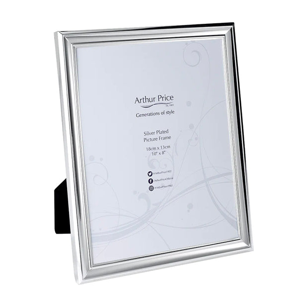 Arthur Price Art Deco Silver Plated Photo Frame 10 x 8 ins
