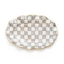 MacKenzie-Childs Sterling Check Serving Platter