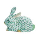 Herend Rabbit Sitting Down Fishnet Figurine
