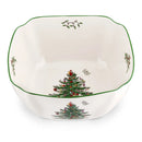 Spode Christmas Tree Large Square Bowl 10 Inch