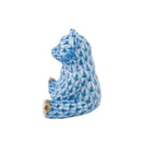Herend Miniature Baby Bear Sitting Fishnet Figurine