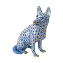 Herend German Sheperd Fishnet Figurine
