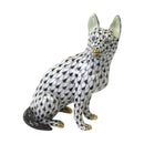 Herend German Sheperd Fishnet Figurine