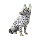 Herend German Sheperd Fishnet Figurine