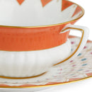 Wedgwood Wonderlust Peony Diamond Teacup and Saucer