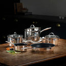 Stellar 7000 5 Piece Draining Saucepan Set, Non-Stick