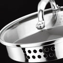 Stellar 7000 5 Piece Draining Saucepan Set, Non-Stick
