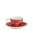 Wedgwood Wonderlust Crimson Jewel Teacup & Saucer
