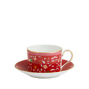 Wedgwood Wonderlust Crimson Jewel Teacup & Saucer