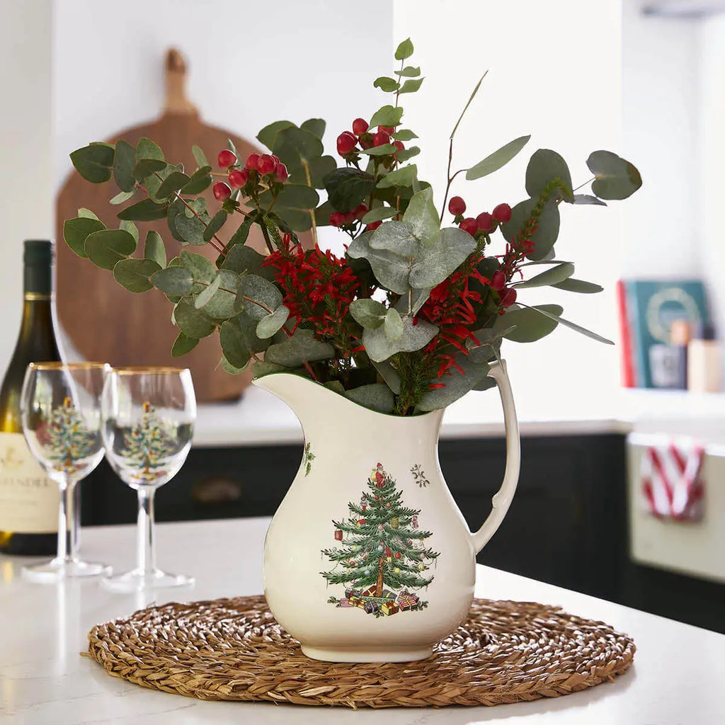スポード　SpodeChristmas Spode Christmas Tree Large Jug 1.4ltr – SinclairsCollectables