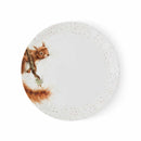 Royal Worcester Wrendale Designs Coupe Dinner Plate (Squirrel) Set of 4
