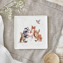 Royal Worcester Wrendale Designs Square Plate (Woodland Party)