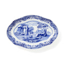 Spode Blue Italian Fluted Oval Dish