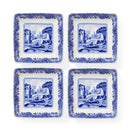 Spode Blue Italian Square Dishes, Set of 4