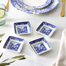 Spode Blue Italian Square Dishes, Set of 4