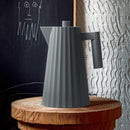Alessi Plissé Electric Kettle Grey
