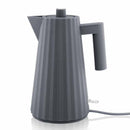Alessi Plissé Electric Kettle Grey