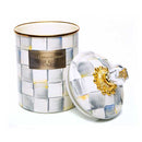 MacKenzie-Childs Sterling Check Enamel Canister - Medium