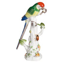 Meissen Bird Figurine Parrot on Tree Trunk 77027