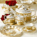 Royal Crown Derby Aves Gold Fluted Dessert Plate (22cm)