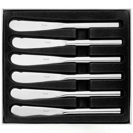 Stellar Rochester 6 Piece Butter Knife Set SinclairsCollectables