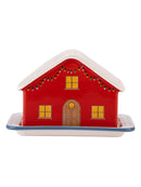Cath Kidston Christmas House Butter Dish