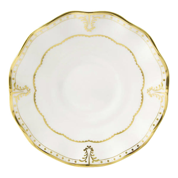 Royal Crown Derby - Elizabeth Gold Plate Tea Saucer