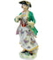 Meissen Figurine Huntsman with Falcon, Coloured with Gold