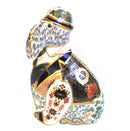 Royal Crown Derby Irish Blue Kerry Dog Figurine