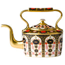 Royal Crown Derby Old Imari Solid Gold Band Kettle Teapot L/S