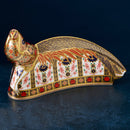 Royal Crown Derby Old Imari Solid Gold Band Royal Pheasant Paperweight - Limited Edition of 500