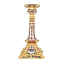Royal Crown Derby Old Imari Solid Gold Band Candlestick L/S