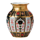 Royal Crown Derby Old Imari Solid Gold Band Tulip Vase